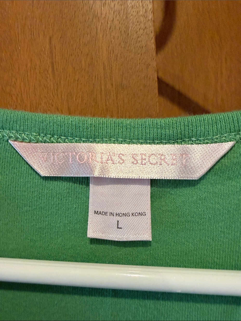 Vintage Victoria's Secret Mint Green V-Neck Long Sleeve Snowflake Sleep Shirt - Picture 4 of 8
